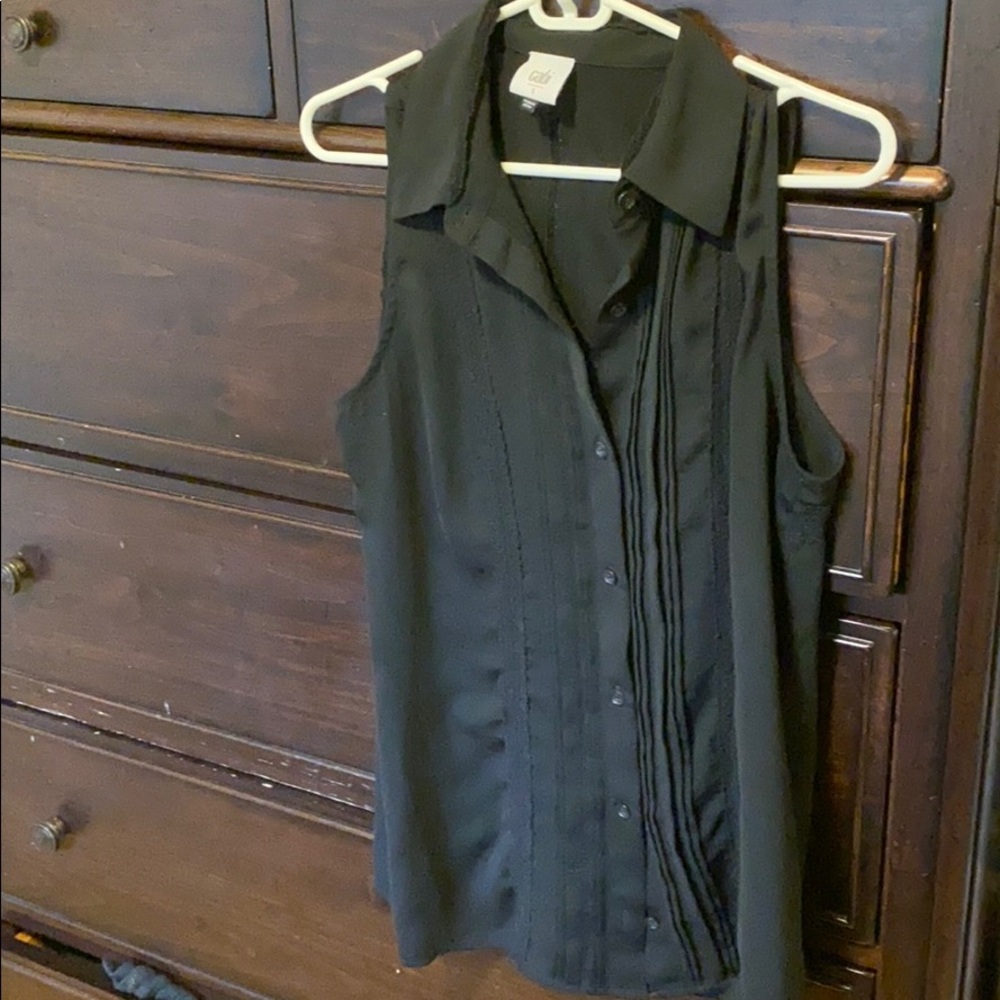 CAbi sleeveless blouse